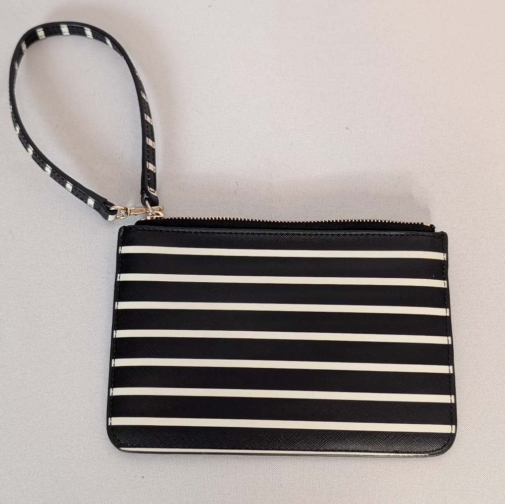 Kate Spade Shore Street Sailing Striped Tinie Wristlet EUC - Picture 4 of 6